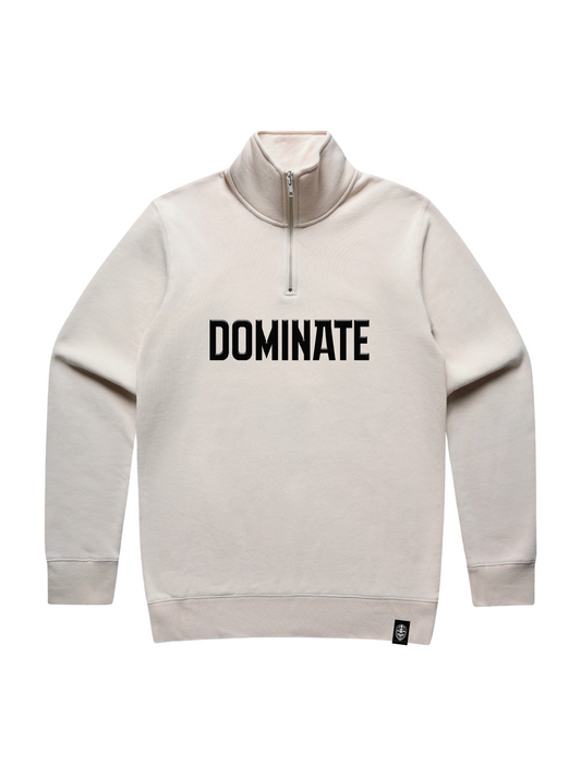 Dominate Half Zip - Bone