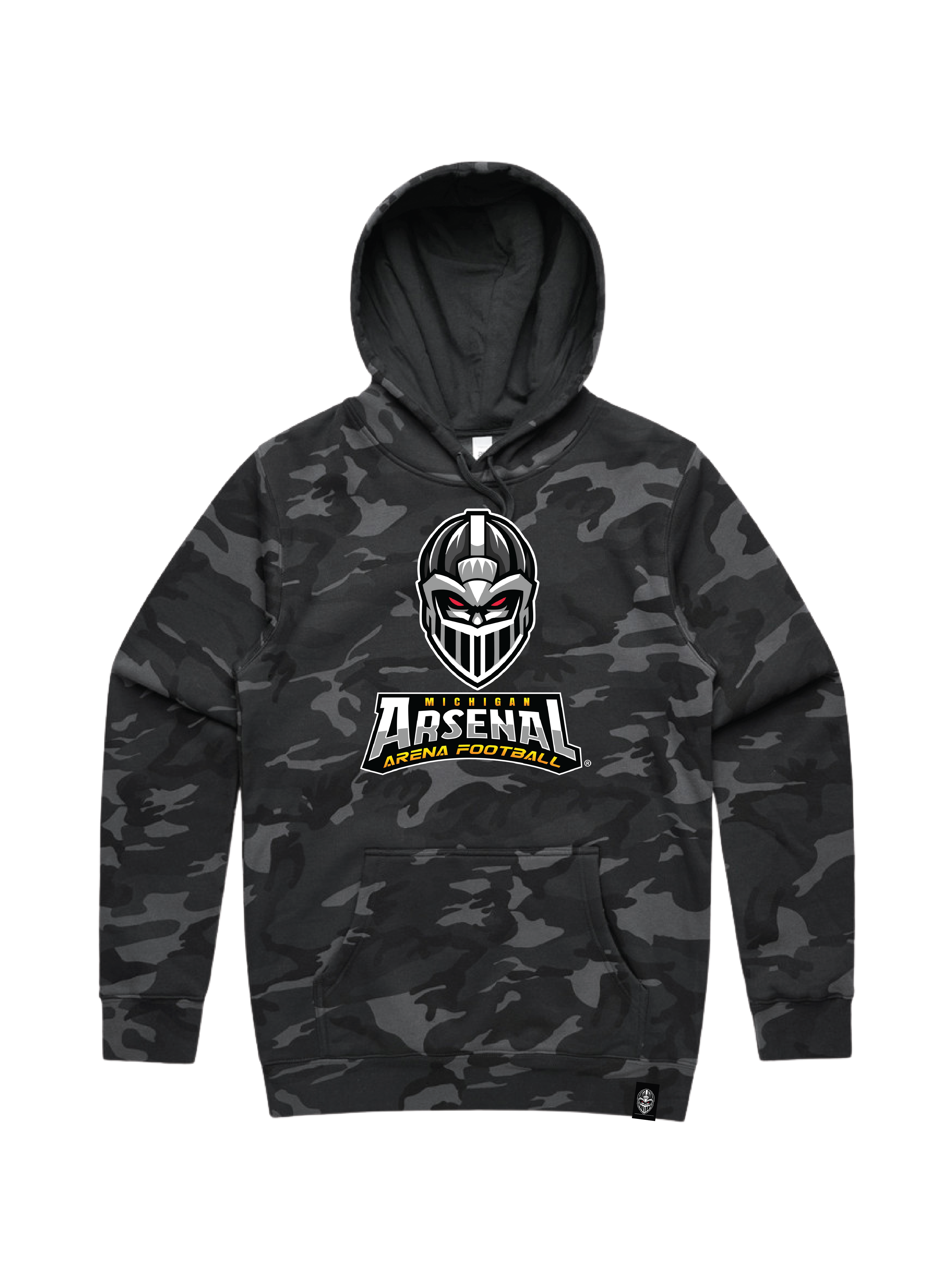 Official Logo Hoodie - Black Camo – Michigan Arsenal